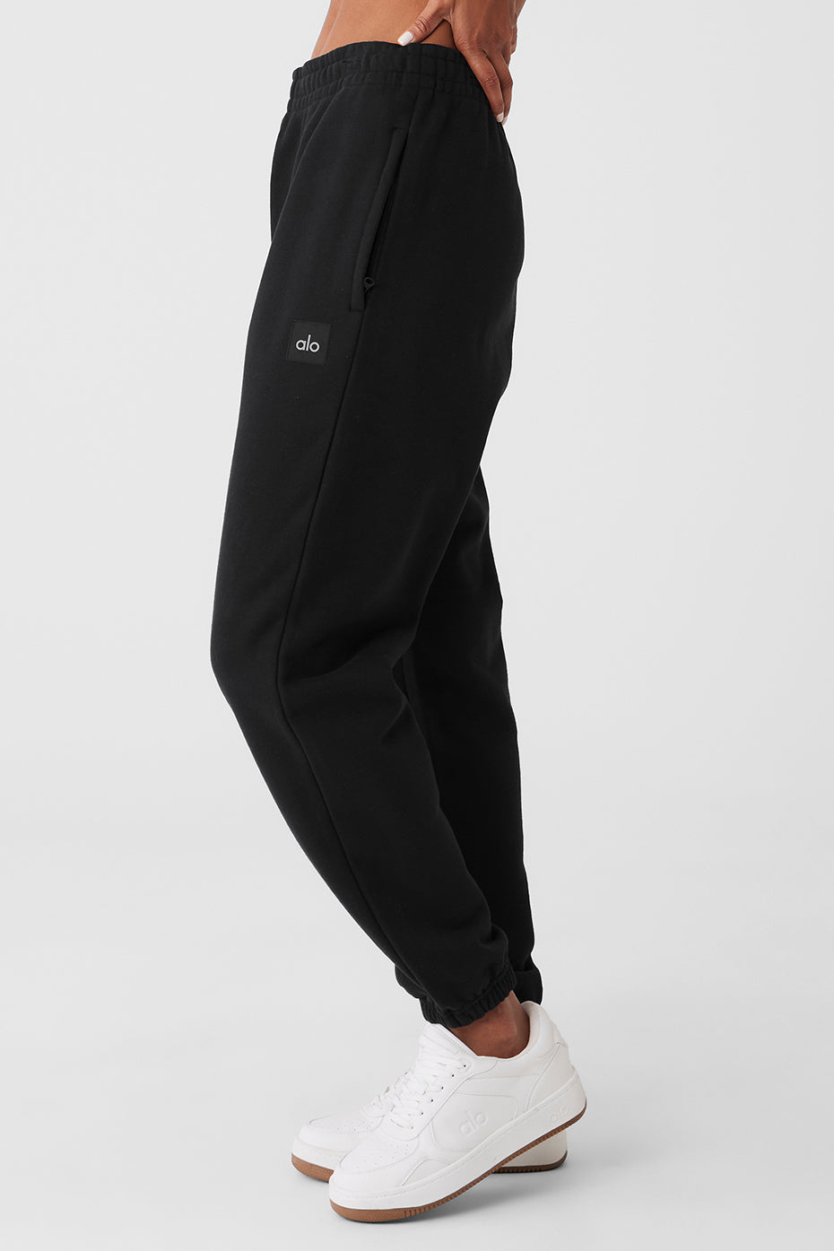 Cuffed Renown Heavy Weight Sweatpant - Black