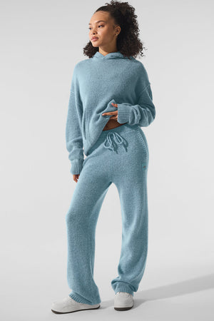 New Class Cashmere Sweatpant - Celestial Blue Granite Heather