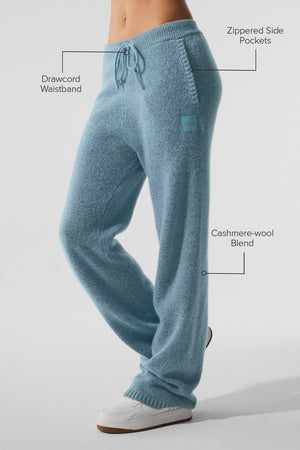 New Class Cashmere Sweatpant - Celestial Blue Granite Heather