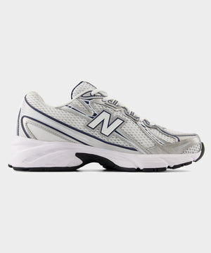 New Balance 740 in White + Navy