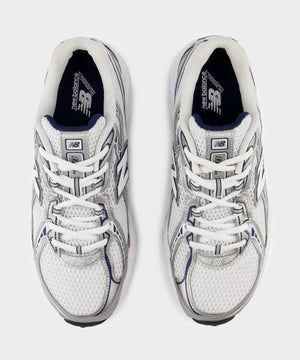 New Balance 740 in White + Navy