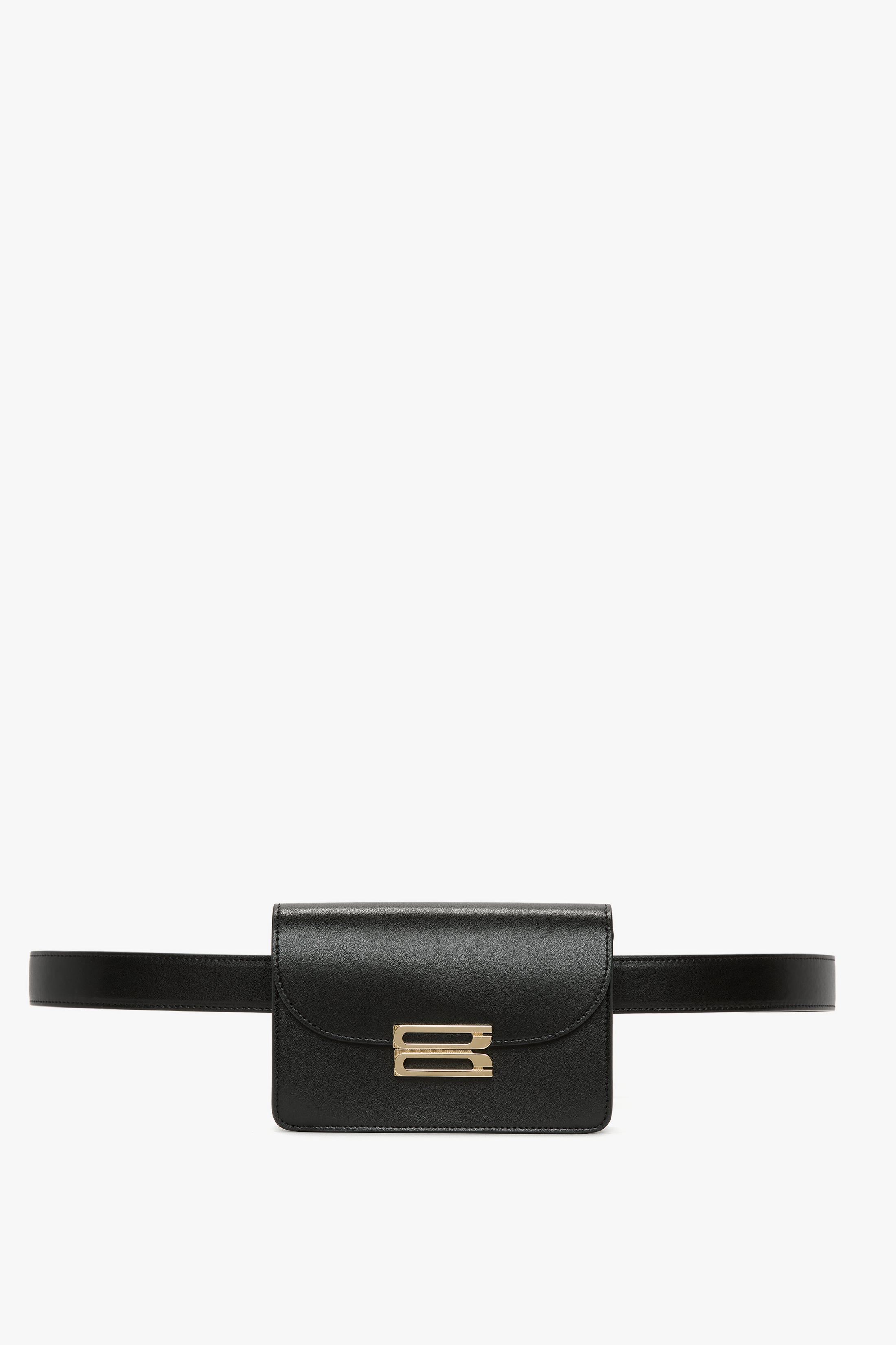 Nano Dorian Belt Bag In Black Smooth Leather