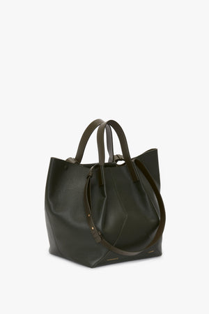 W11 Jumbo Tote Bag In Loden Leather