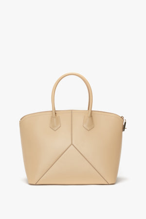 Victoria Top Handle Bag In Sesame Leather