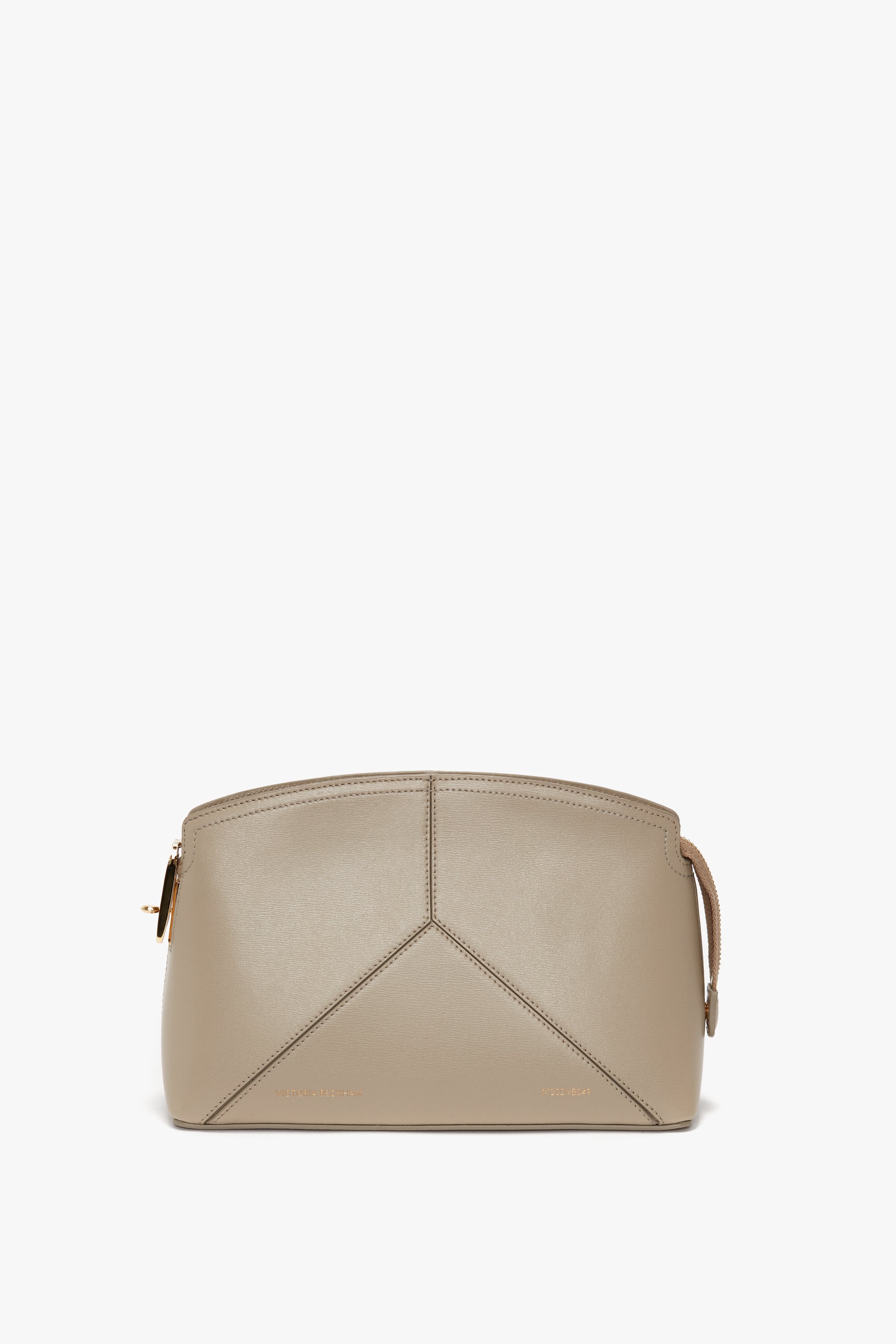 Victoria Crossbody Bag In Taupe Leather