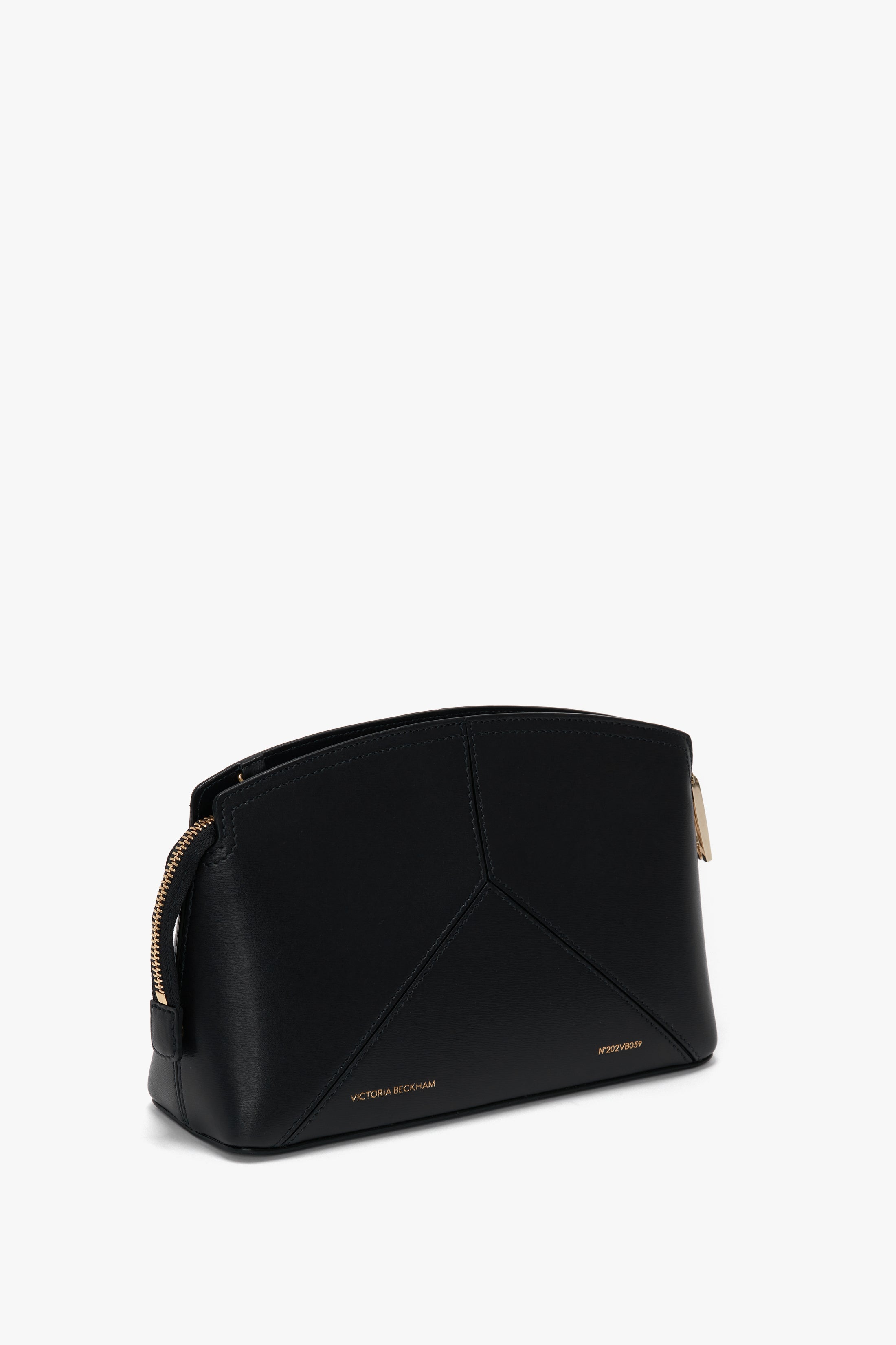 Victoria Crossbody Bag In Black Leather