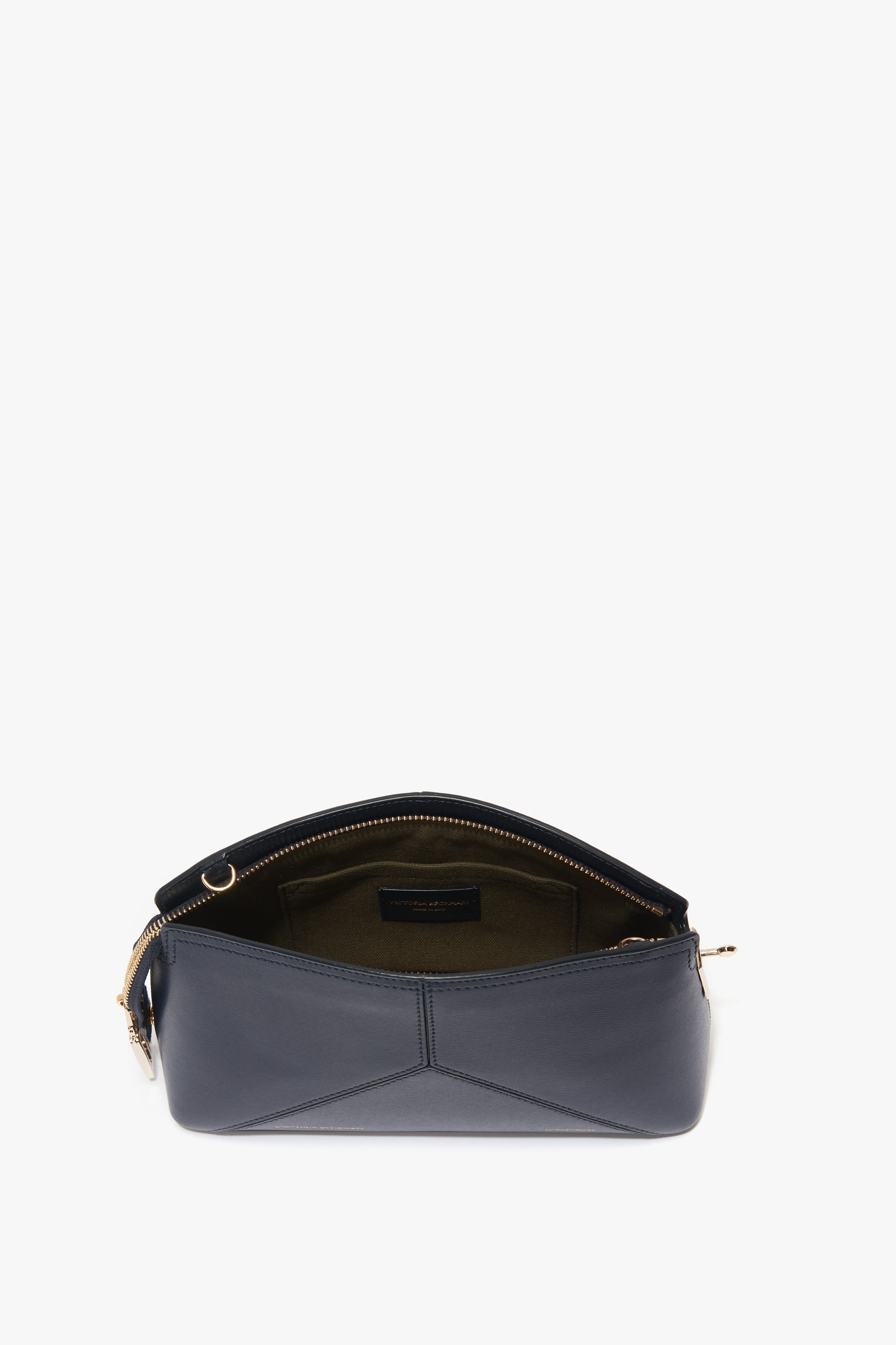 Exclusive Victoria Crossbody Bag In Navy Leather