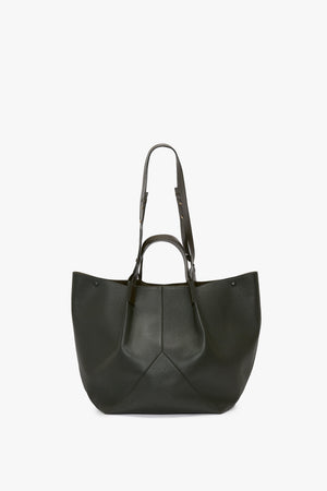 W11 Jumbo Tote Bag In Loden Leather