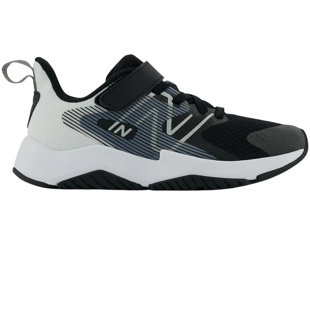 New Balance Little and Big Boys Rave Run v2 Velcro Black