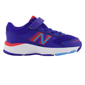 New Balance Toddler Kids Hash 680v6 Velcro Blue Wide