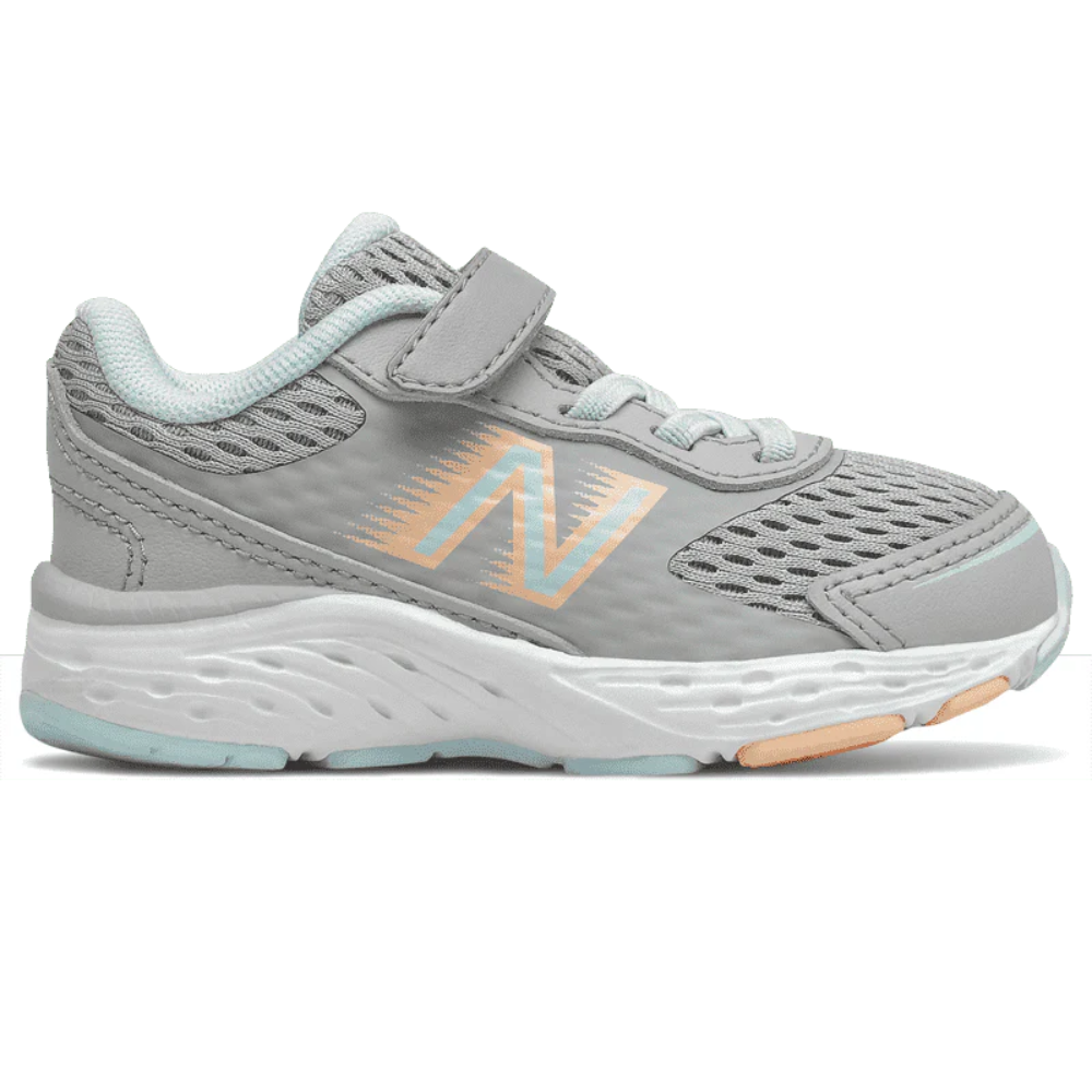 New Balance Toddler Girls 680v6 Velcro Rain Cloud