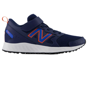 New Balance Little Boys Fresh Foam 650 Bungee Lace Velcro NB Navy