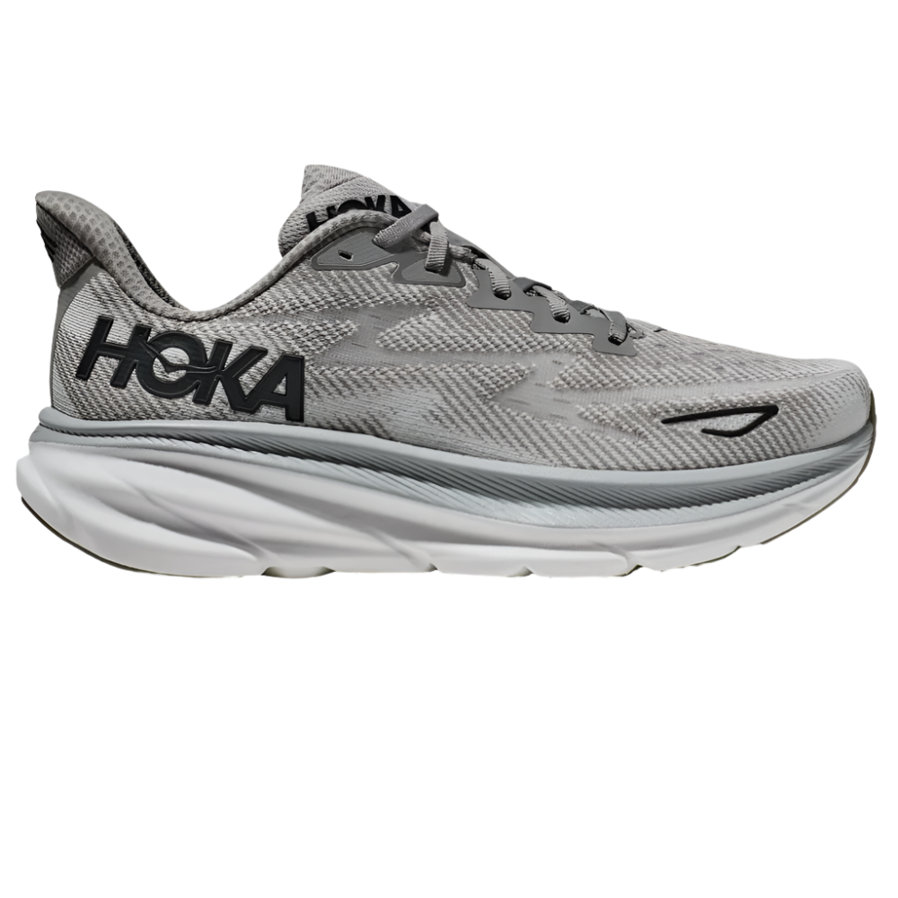 Hoka Men's Clifton 9 Harbor Mist / Black Wide