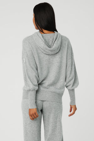 Cashmere Jet Set Hoodie - Dove Grey Heather