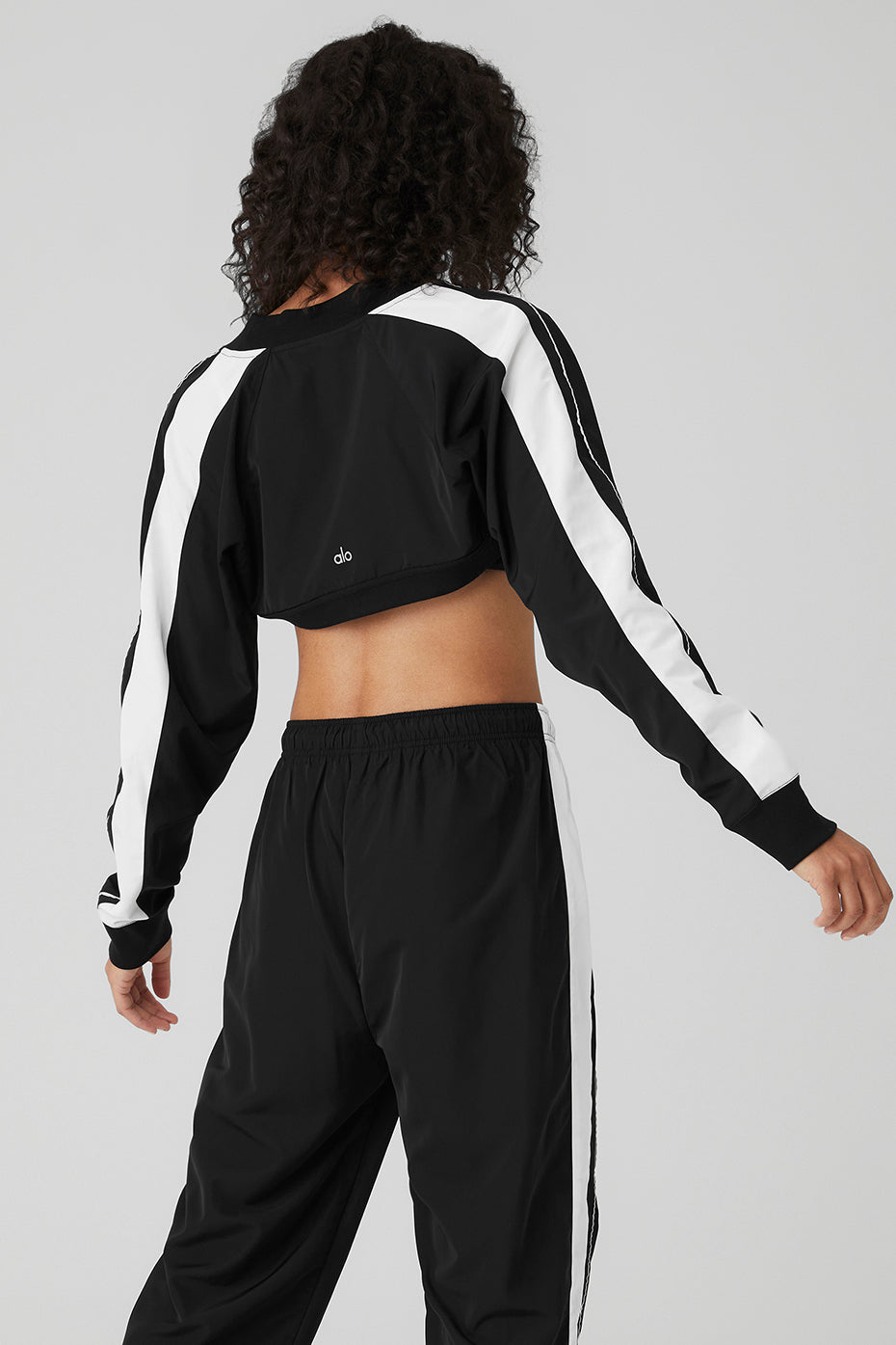 Racetrack Shrug - Black/White