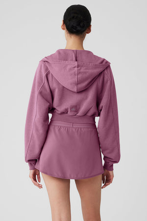 Washed Sweet Escape Hoodie - Soft Mulberry Wash