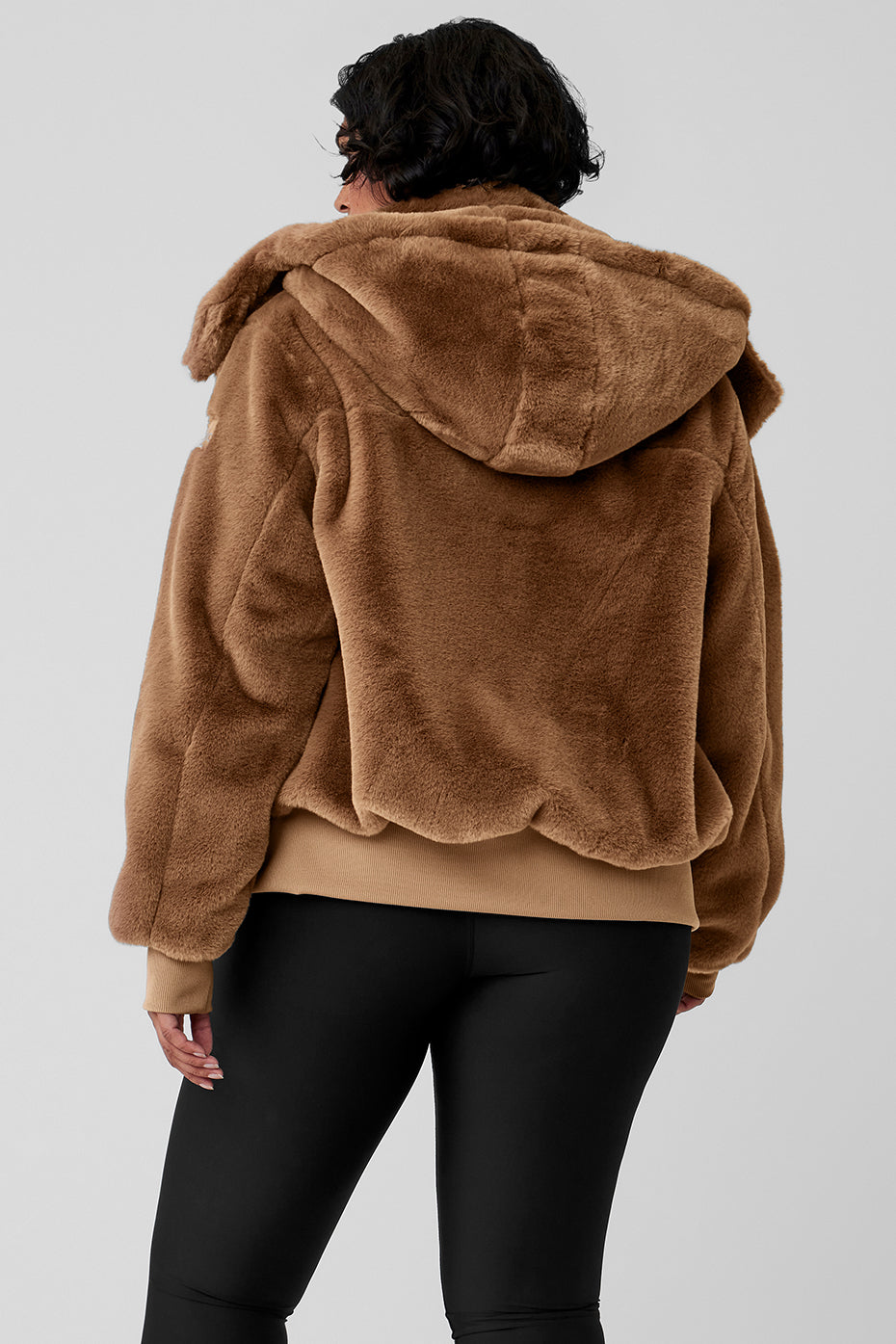 Faux Fur Foxy Jacket - Toasted Almond