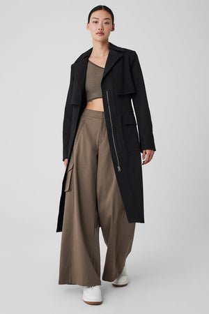 Formation Trench Coat - Black