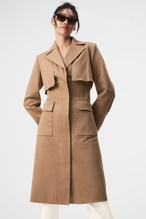 Formation Trench Coat - Toasted Almond