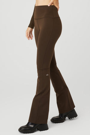 Airbrush High-Waist Bootcut Legging - Espresso