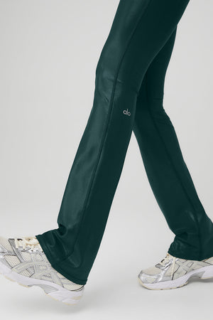 Super Shine Low-Rise Bootcut Legging - Midnight Green