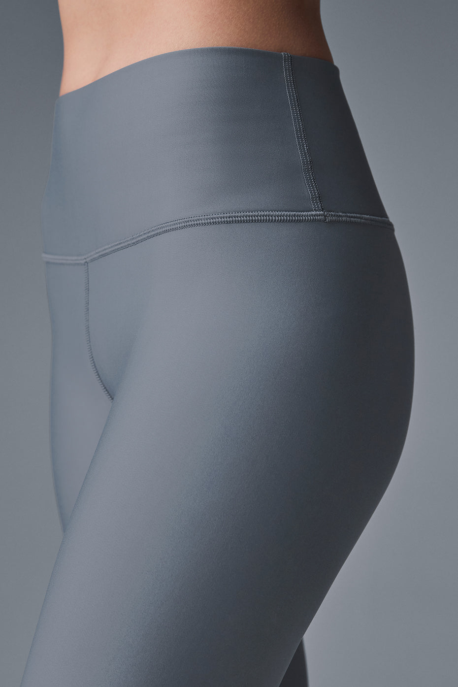 Airlift Winter Warm High-Waist Legging - Steel Grey