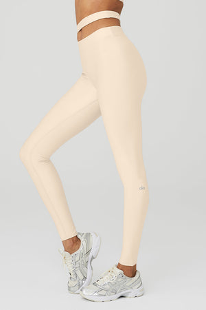 Airlift High-Waist All Access Legging - Macadamia