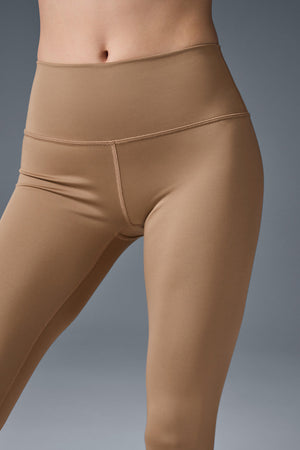 7/8 High-Waist Airlift Legging - Toasted Almond