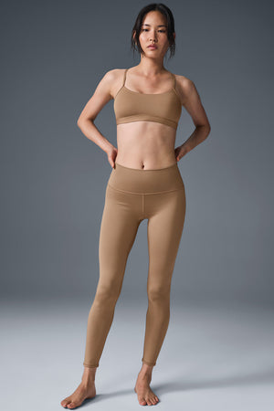 7/8 High-Waist Airlift Legging - Toasted Almond