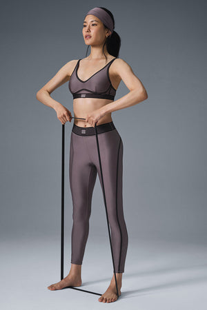 Airlift High-Waist 7/8 Line Up Legging - Raisinette