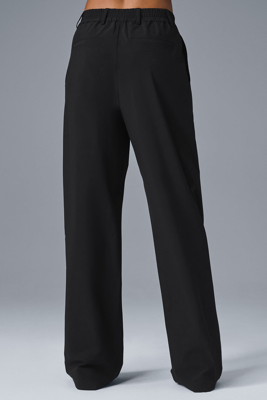 High-Waist Pursuit Trouser (Long) - Black