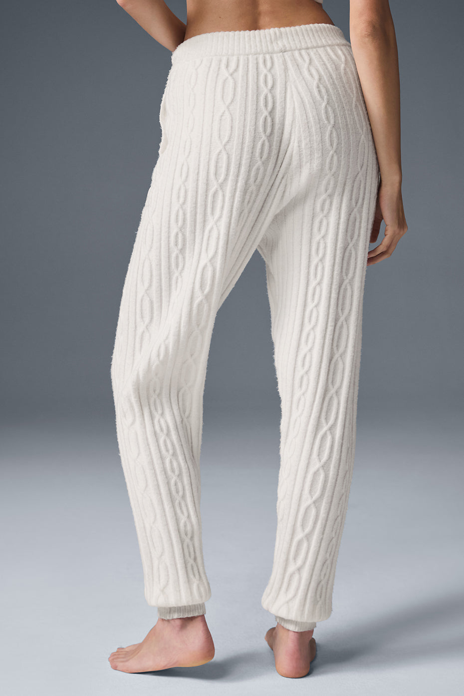 Cable Knit Winter Bliss Pant - Ivory