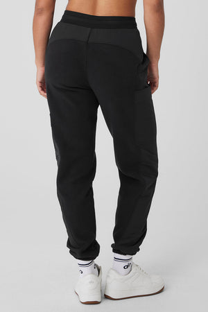 Polar Fleece Wintry Mix Pant - Black