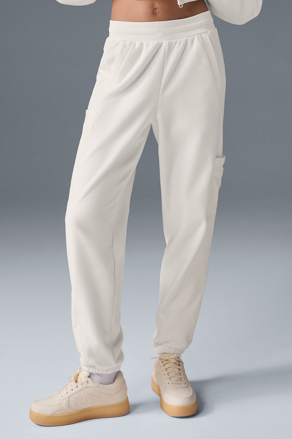 Polar Fleece Wintry Mix Pant - Ivory