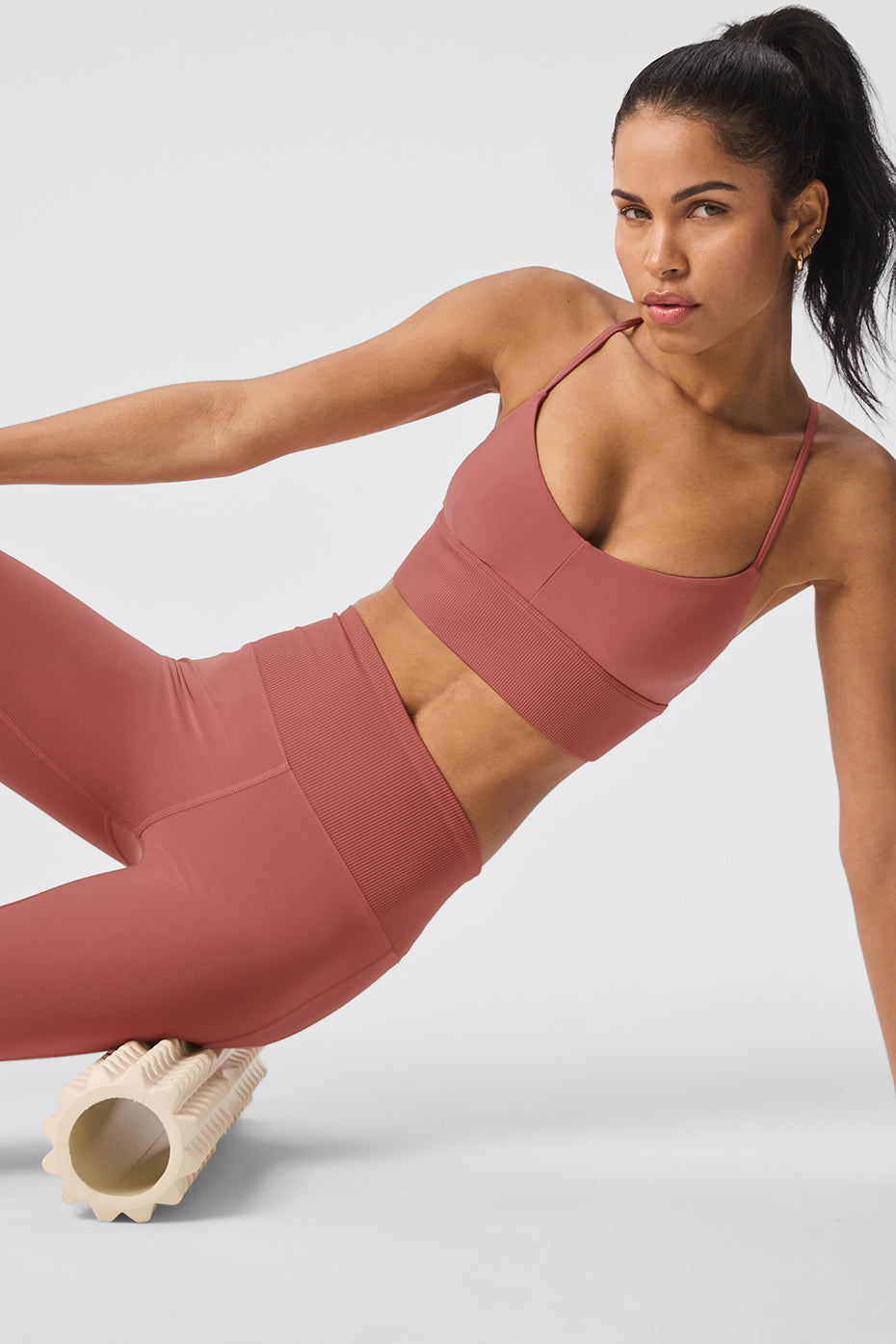 High-Waist Alosoft Lounge Legging - Soft Terracotta