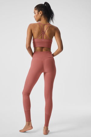 High-Waist Alosoft Lounge Legging - Soft Terracotta