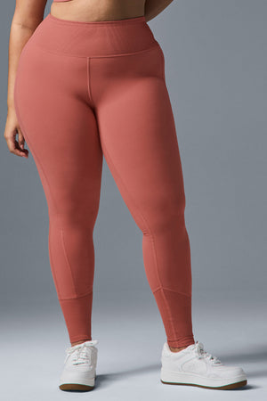 High-Waist Alosoft Lounge Legging - Soft Terracotta