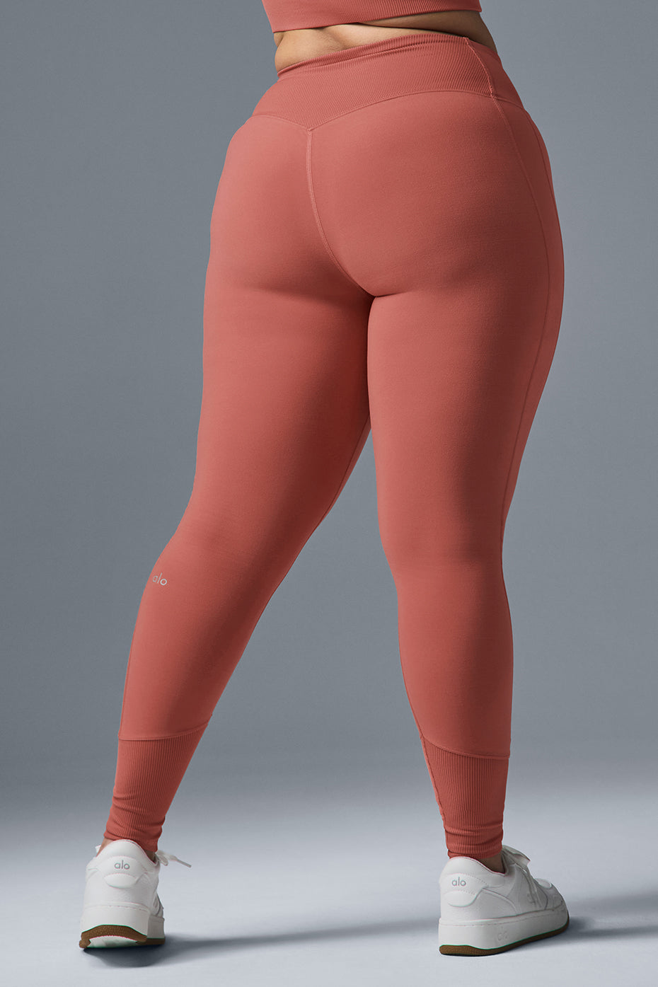 High-Waist Alosoft Lounge Legging - Soft Terracotta