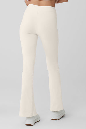 Airbrush High-Waist Flutter Legging - Ivory