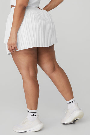 Aces Tennis Skirt - White