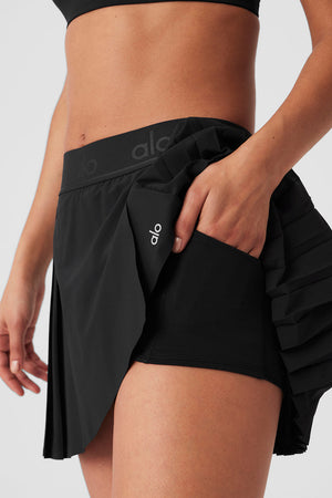 Aces Tennis Skirt - Black