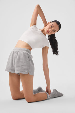 Low Key Sweat Short - Athletic Heather Grey