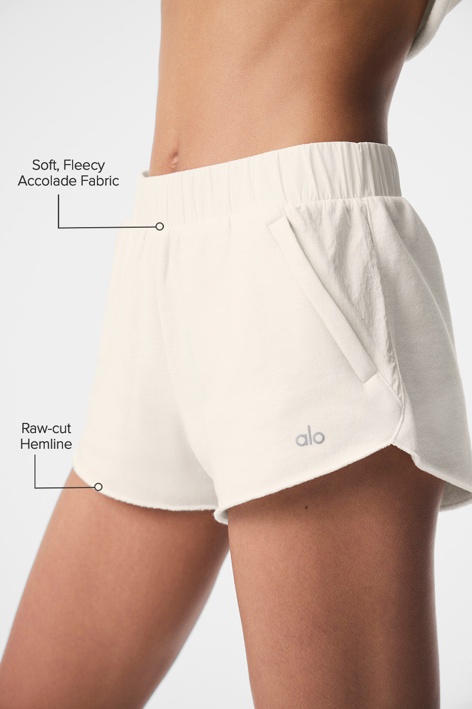 In The Air Dolphin Short - Ivory