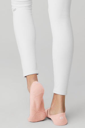 Women's Pivot Barre Sock - Pale Mauve