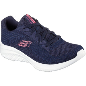 Women's Wide Fit Skechers 149705 Ultra Flex 3.0 Best Time Trainers