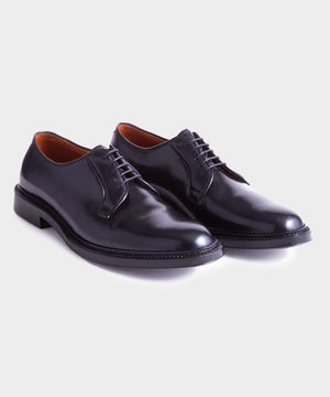 Alden Cordovan Plain Toe Blucher In Black