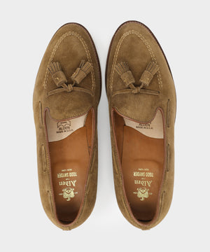 Alden Tassel Loafer in Suede Snuff