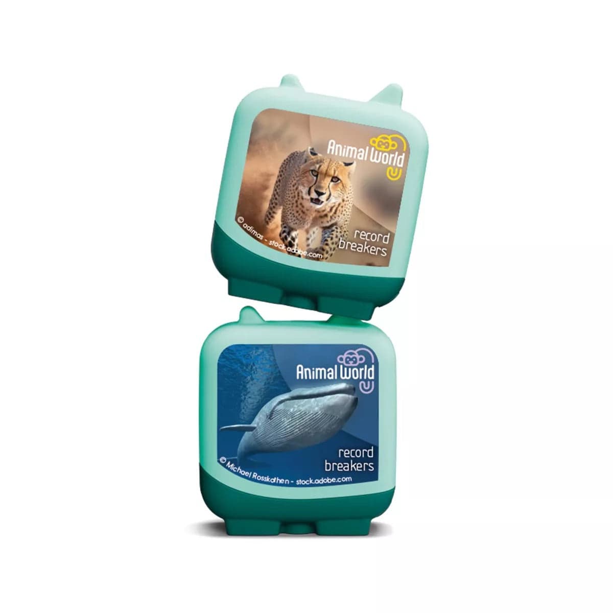 Clever Tonies 2 Pack: Animal World: Cheetah and Blue Whale