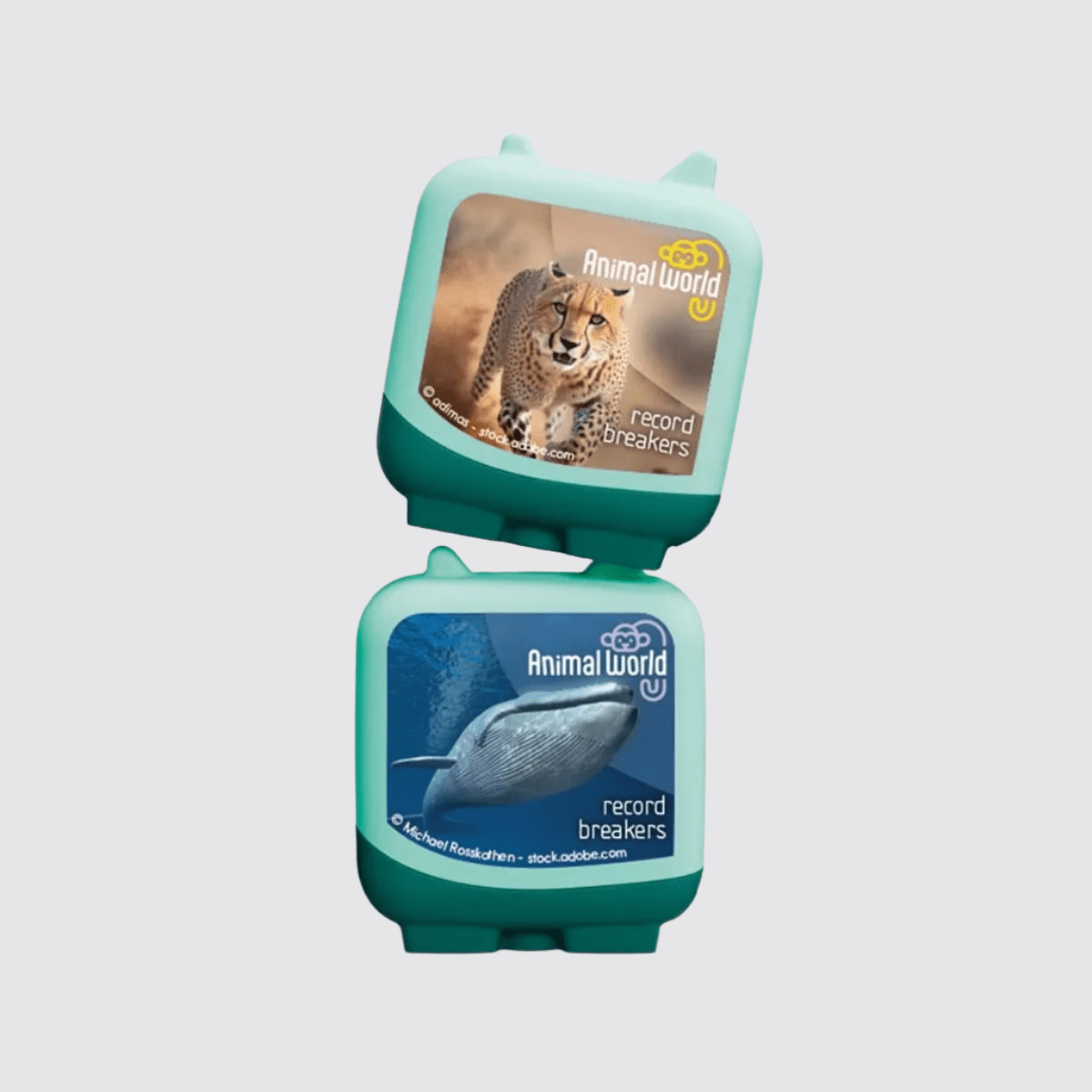 Clever Tonies 2 Pack: Animal World: Cheetah and Blue Whale