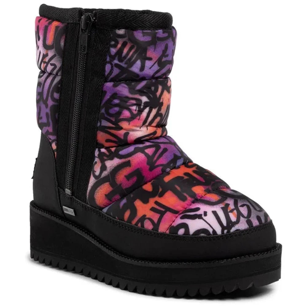 Ugg Women's Ridge Graffiti Pop Puffer Boot Multi